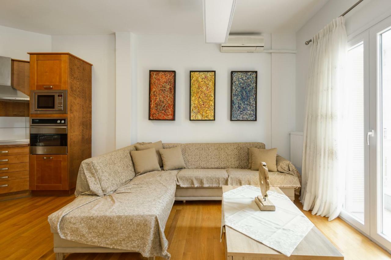 Brand-New Modern Flat In Heart Of City سالونيك المظهر الخارجي الصورة